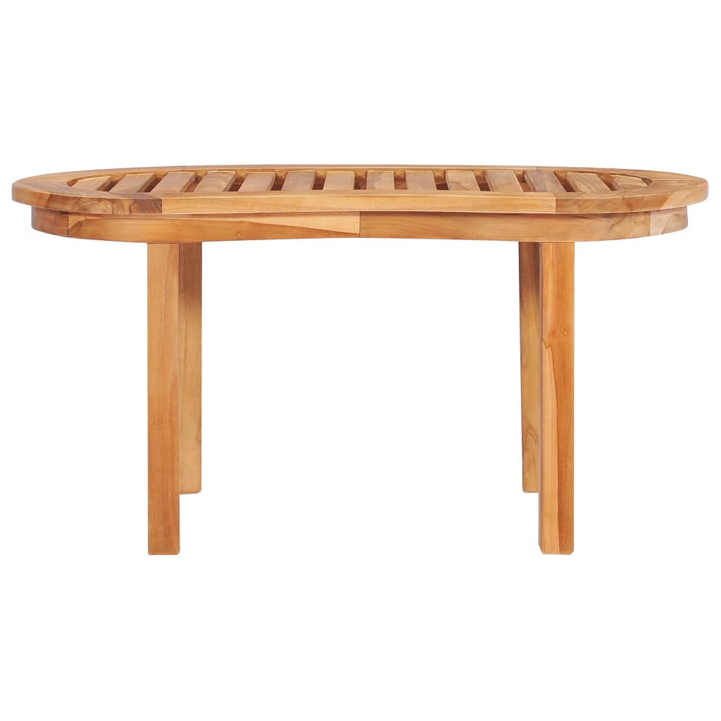 Table basse 90×50×45 cm en bois de teck massif