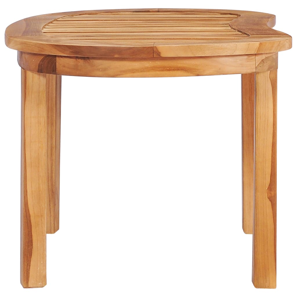 Table basse 90×50×45 cm en bois de teck massif