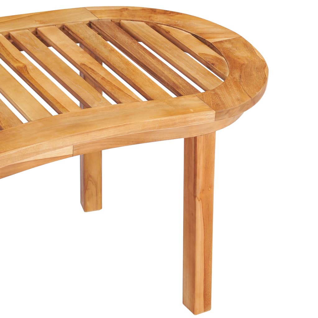 Table basse 90×50×45 cm en bois de teck massif