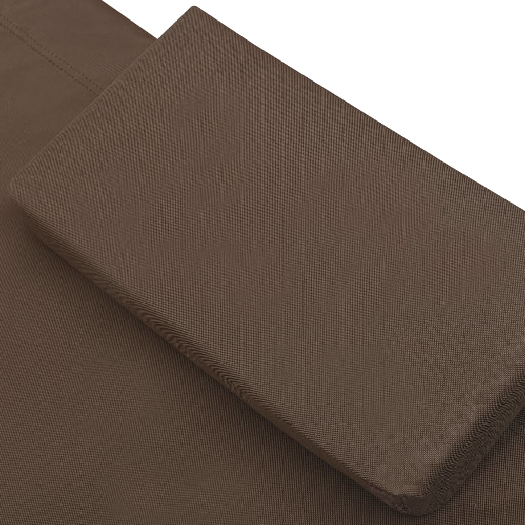 Bain de soleil en tissu marron