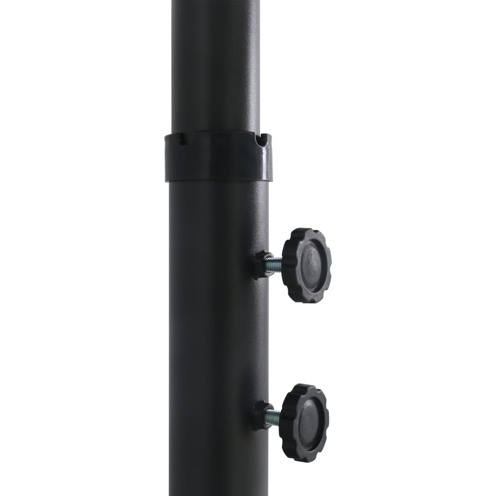 Parasol with aluminum pole 460x270 cm blue