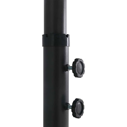 Sonnenschirm mit Aluminium-Mast 460x270 cm Blau