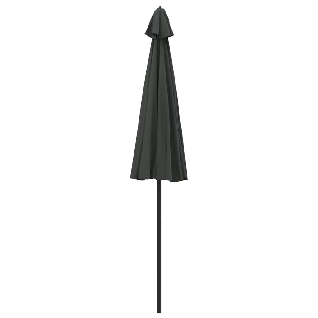 Parasol avec mât en aluminium 270 cm anthracite