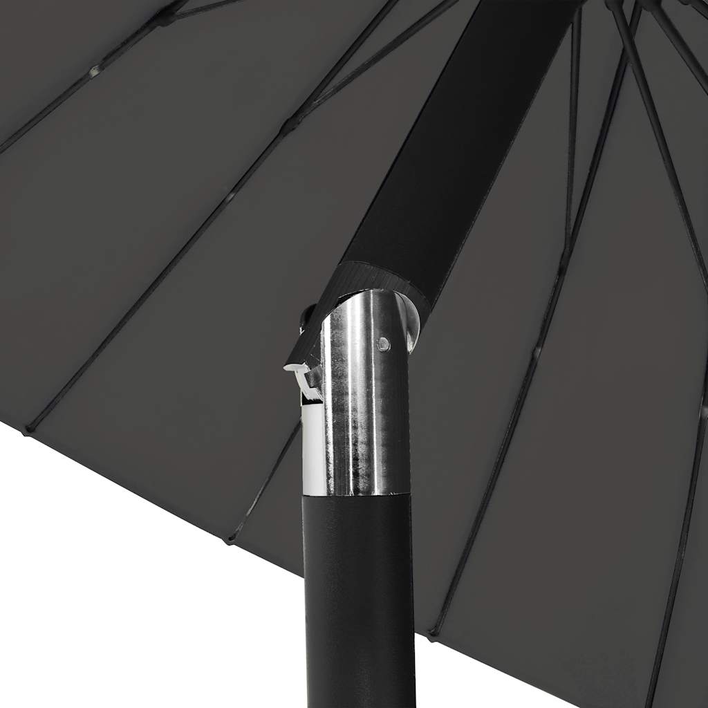 Sonnenschirm mit Aluminium-Mast 250 cm Anthrazit