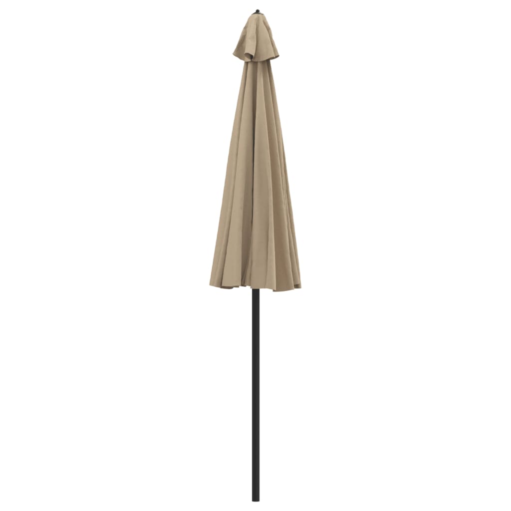 Sonnenschirm mit Aluminium-Mast 270 cm Taupe