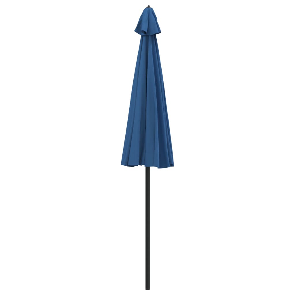 Sonnenschirm mit Aluminium-Mast 270 cm Azurblau