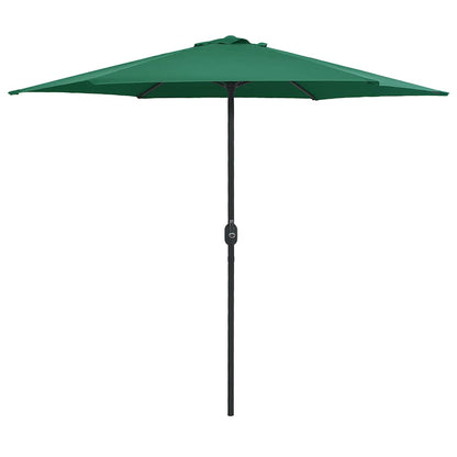 Sonnenschirm mit Aluminium-Mast 270x246 cm Grün