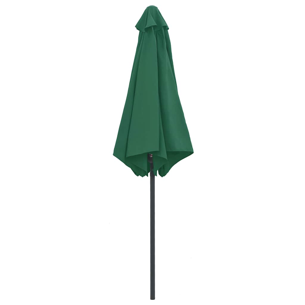 Sonnenschirm mit Aluminium-Mast 270x246 cm Grün