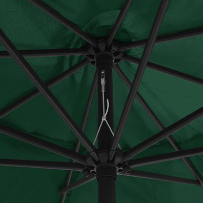 Sonnenschirm mit Metall-Mast 390 cm Grün