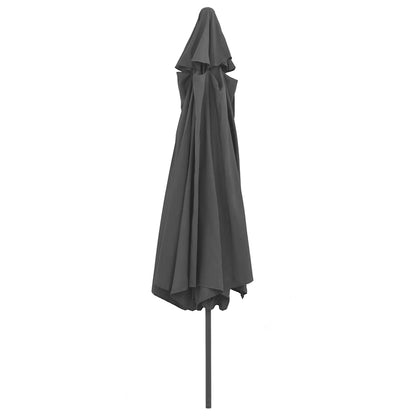 Sonnenschirm mit Metall-Mast 390 cm Anthrazit