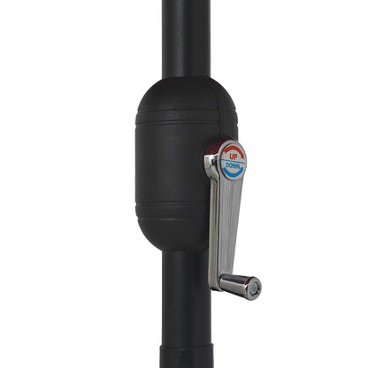 Sonnenschirm mit Metall-Mast 390 cm Anthrazit