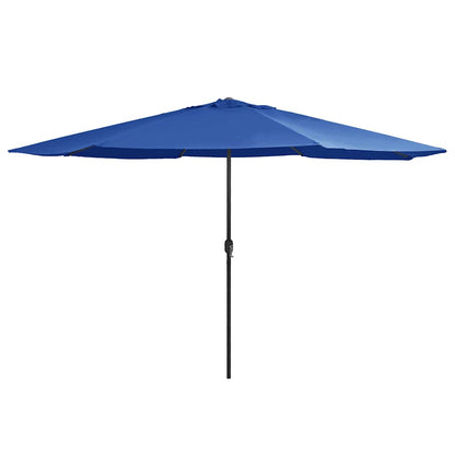 Sonnenschirm mit Metall-Mast 390 cm Azurblau