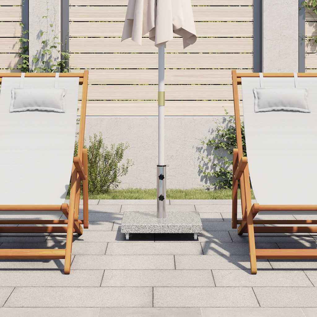 Sonnenschirmständer Granit 30 kg Quadrat Grau