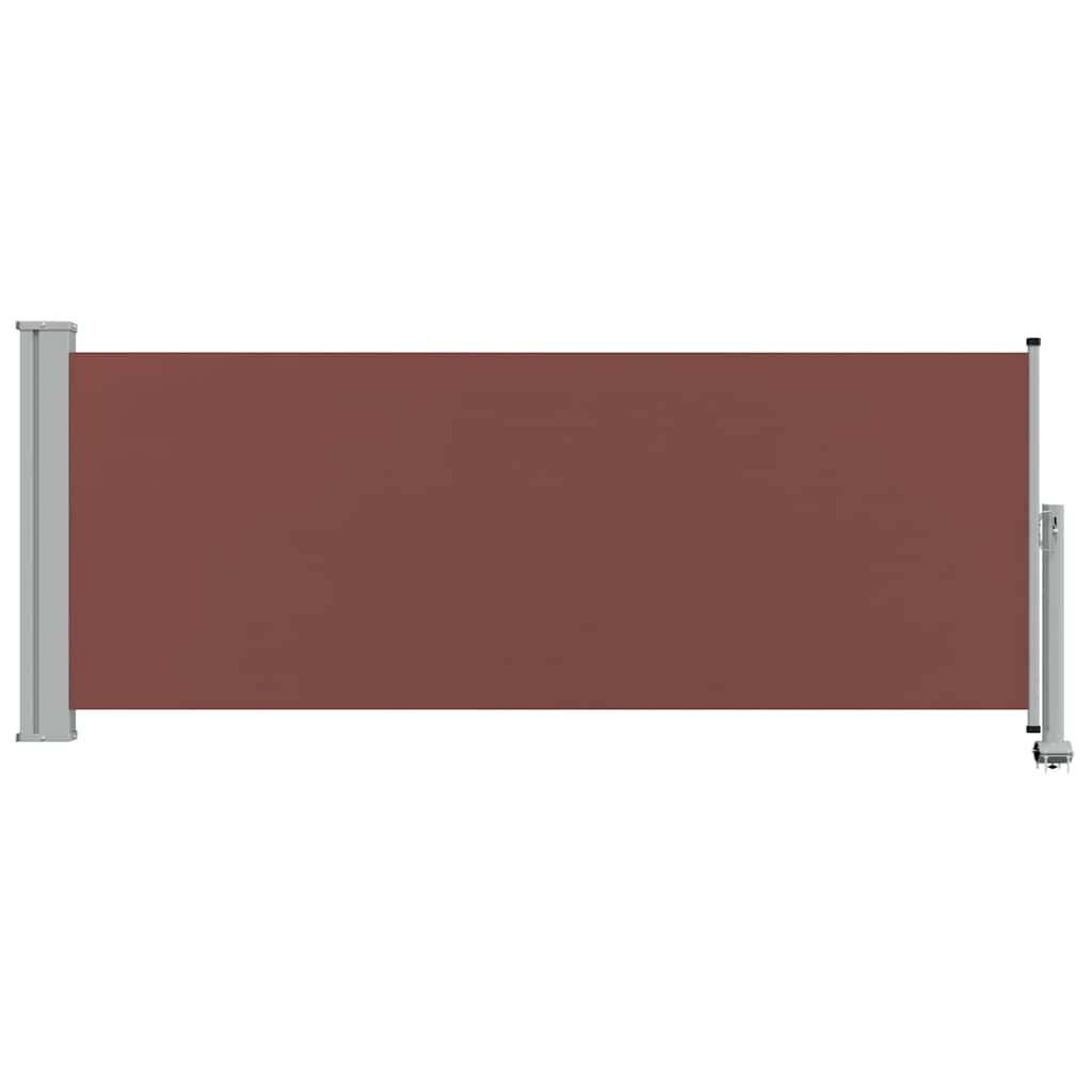 Ausziehbare Seitenmarkise 100x300 cm Braun
