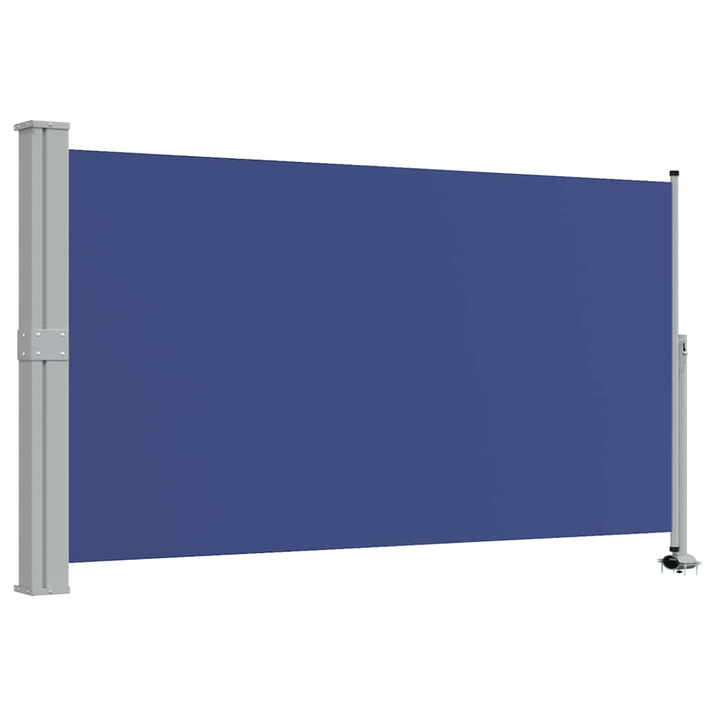 Ausziehbare Seitenmarkise 140 x 300 cm Blau