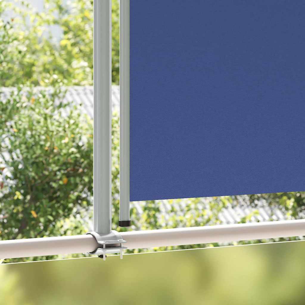 Ausziehbare Seitenmarkise 140 x 300 cm Blau