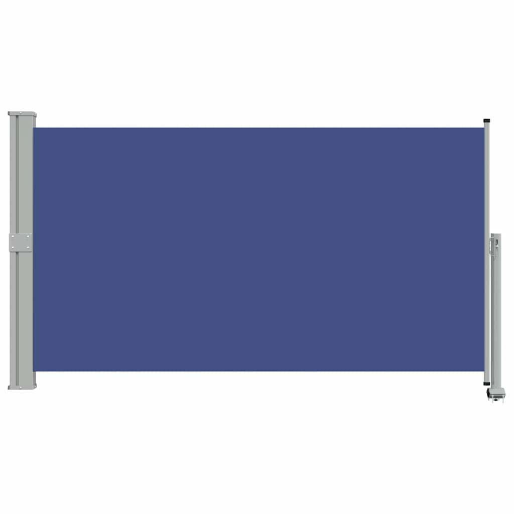 Ausziehbare Seitenmarkise 140 x 300 cm Blau