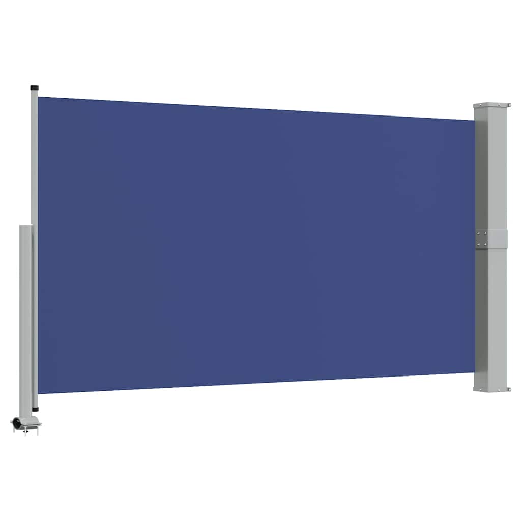 Ausziehbare Seitenmarkise 140 x 300 cm Blau