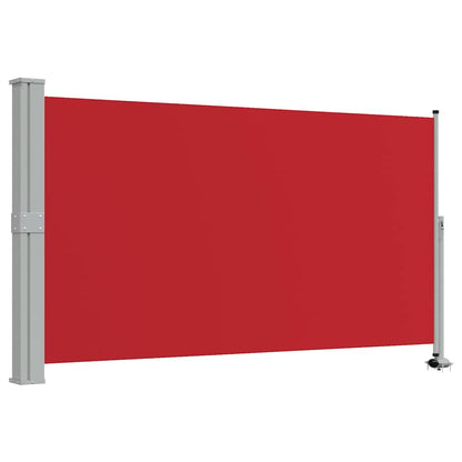Ausziehbare Seitenmarkise 140 x 300 cm Rot