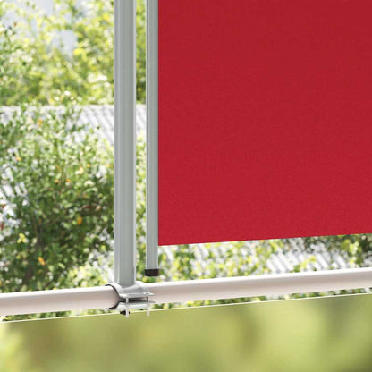 Ausziehbare Seitenmarkise 140 x 300 cm Rot