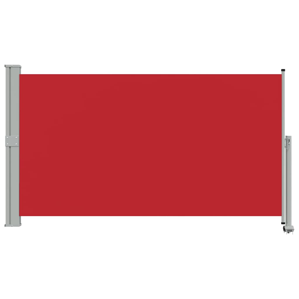 Ausziehbare Seitenmarkise 140 x 300 cm Rot