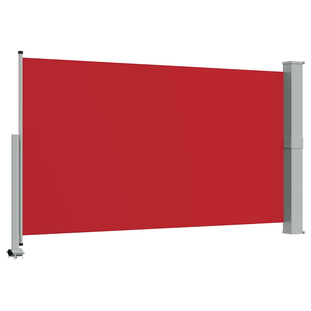 Ausziehbare Seitenmarkise 140 x 300 cm Rot