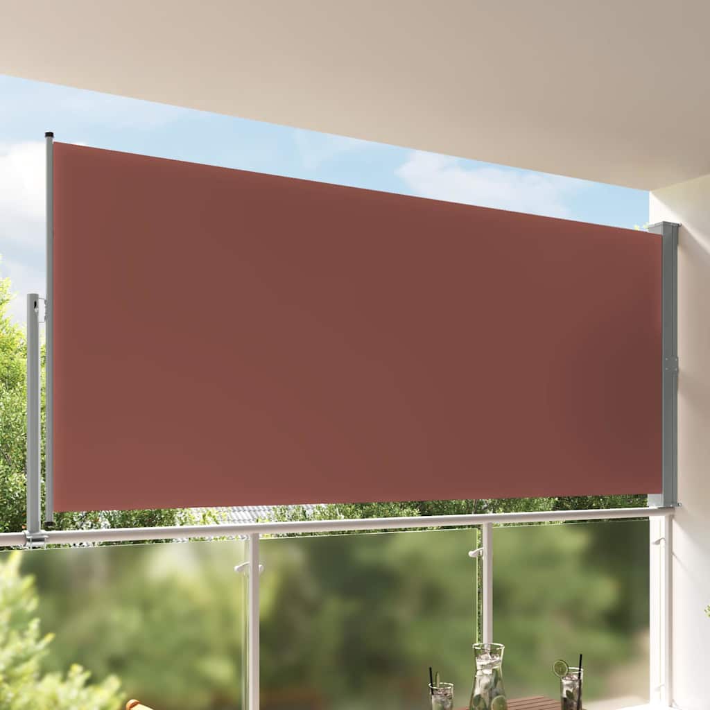 Ausziehbare Seitenmarkise 160x300 cm Braun
