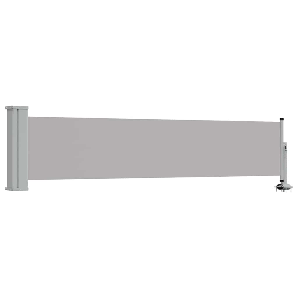 Ausziehbare Seitenmarkise 60×300 cm Grau