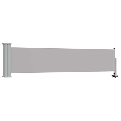 Ausziehbare Seitenmarkise 60×300 cm Grau