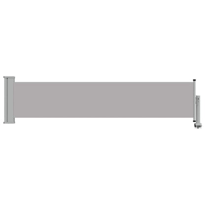 Ausziehbare Seitenmarkise 60×300 cm Grau