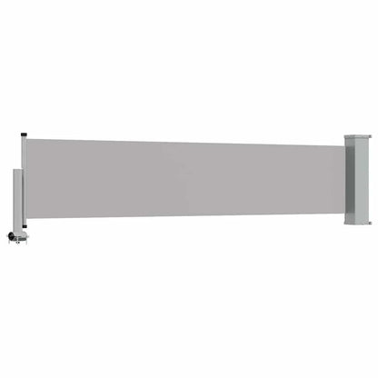 Ausziehbare Seitenmarkise 60×300 cm Grau