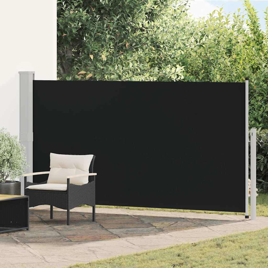 Ausziehbare Seitenmarkise 170×300 cm Schwarz
