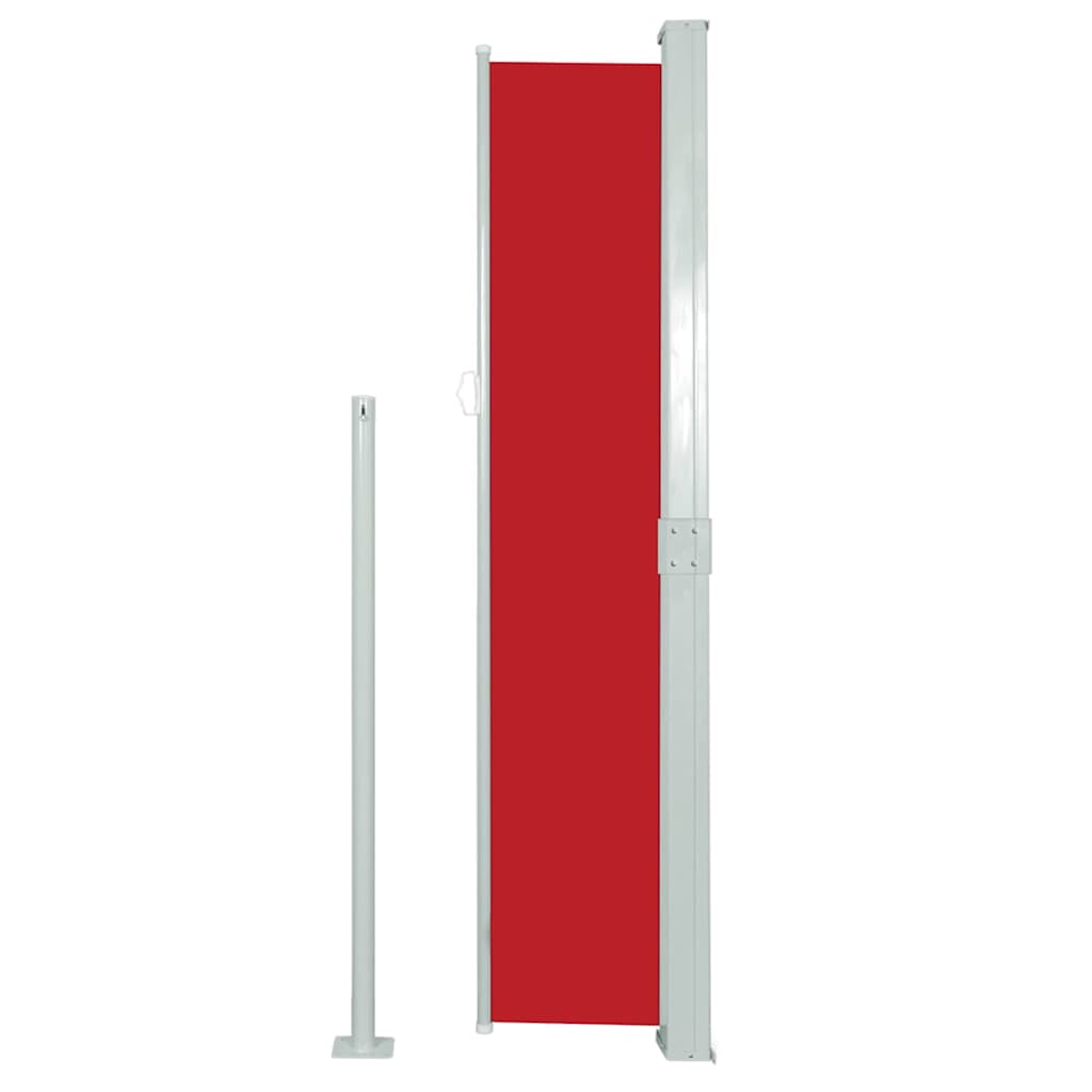Ausziehbare Seitenmarkise 170×300 cm Rot