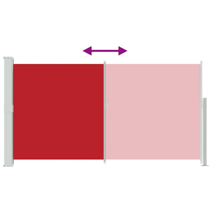 Ausziehbare Seitenmarkise 170×300 cm Rot