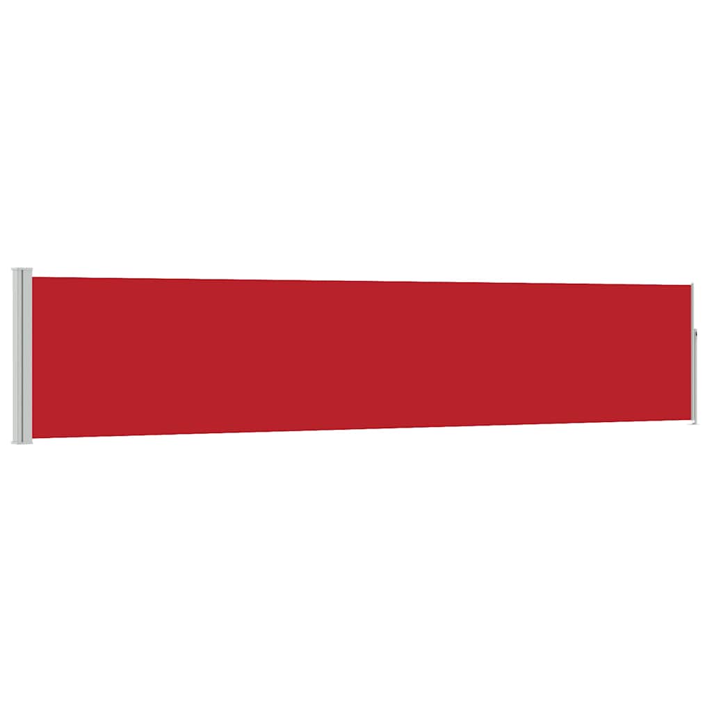 Ausziehbare Seitenmarkise 100×514 cm Rot