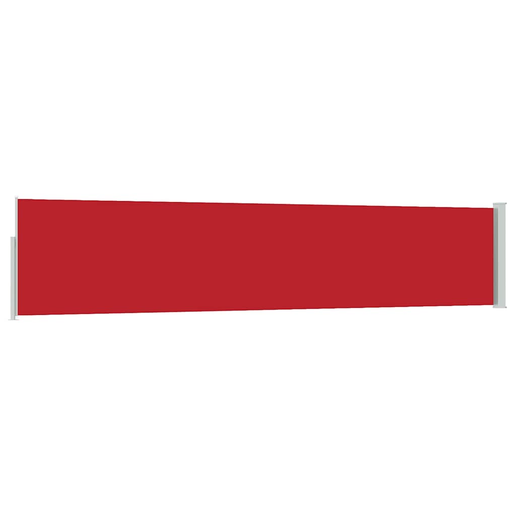 Ausziehbare Seitenmarkise 100×514 cm Rot