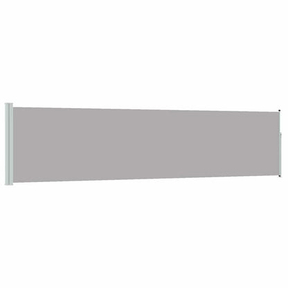 Ausziehbare Seitenmarkise 117×514 cm Grau