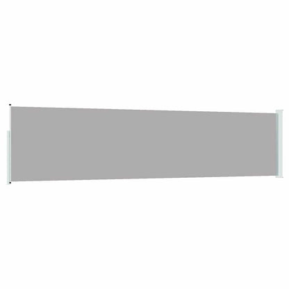 Ausziehbare Seitenmarkise 117×514 cm Grau