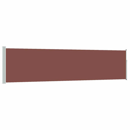 Ausziehbare Seitenmarkise 117×514 cm Braun