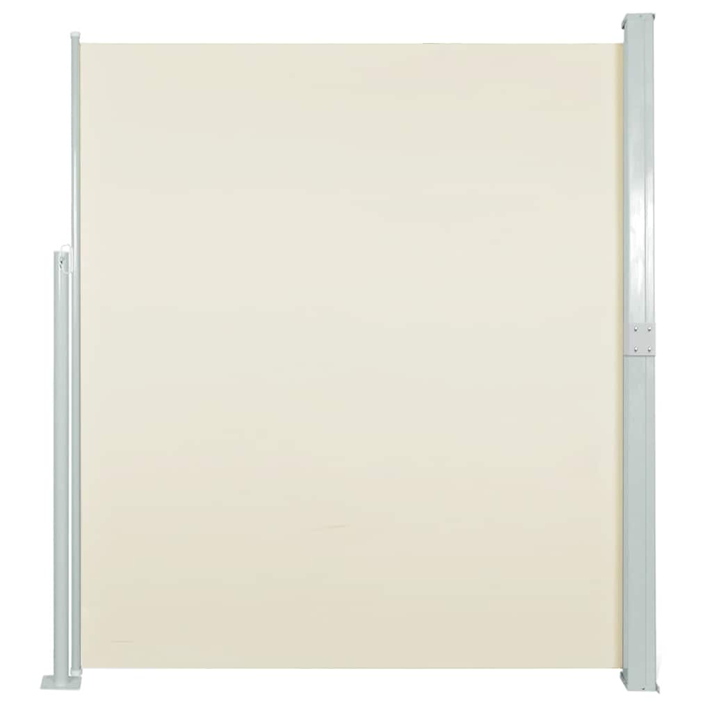 Ausziehbare Seitenmarkise 140×514 cm Creme