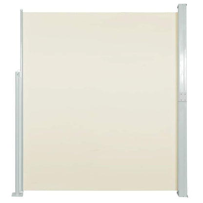 Ausziehbare Seitenmarkise 140×514 cm Creme
