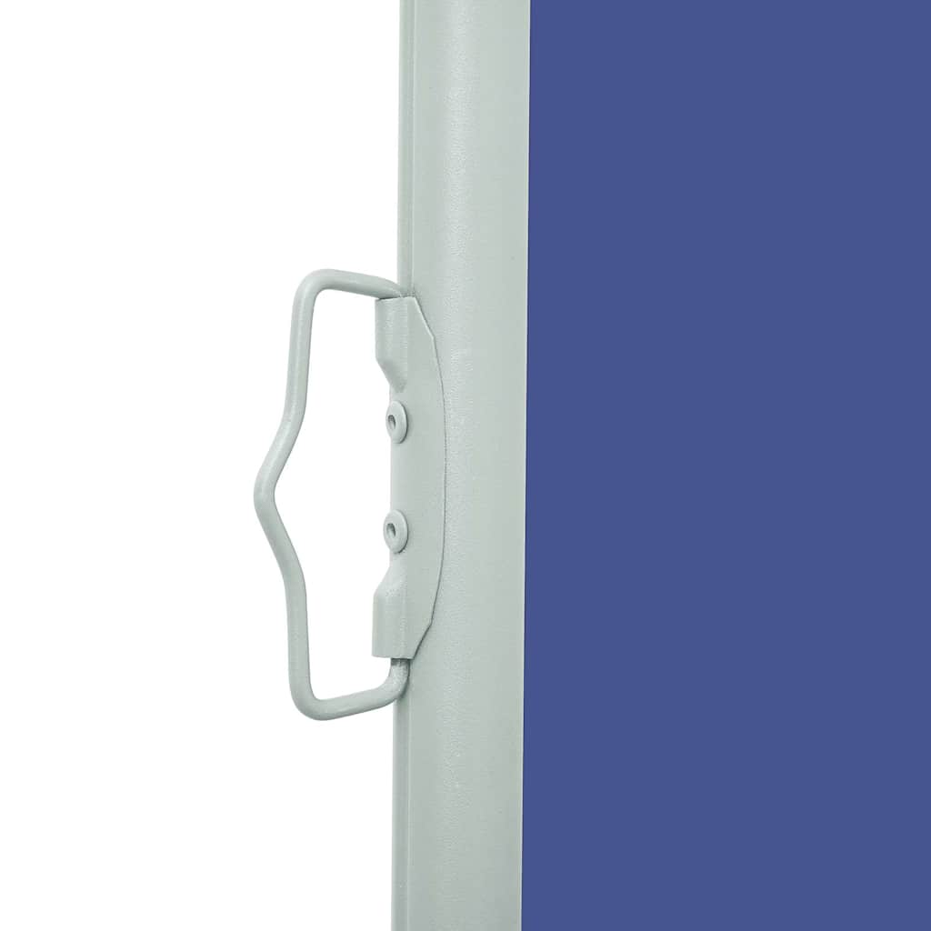 Ausziehbare Seitenmarkise 140×500 cm Blau