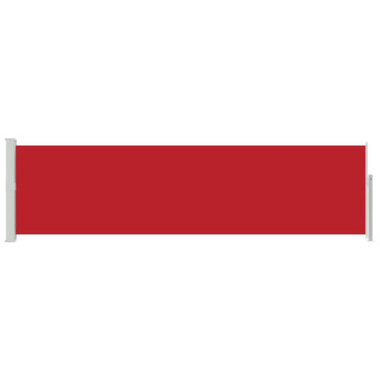 Ausziehbare Seitenmarkise 140×500 cm Rot