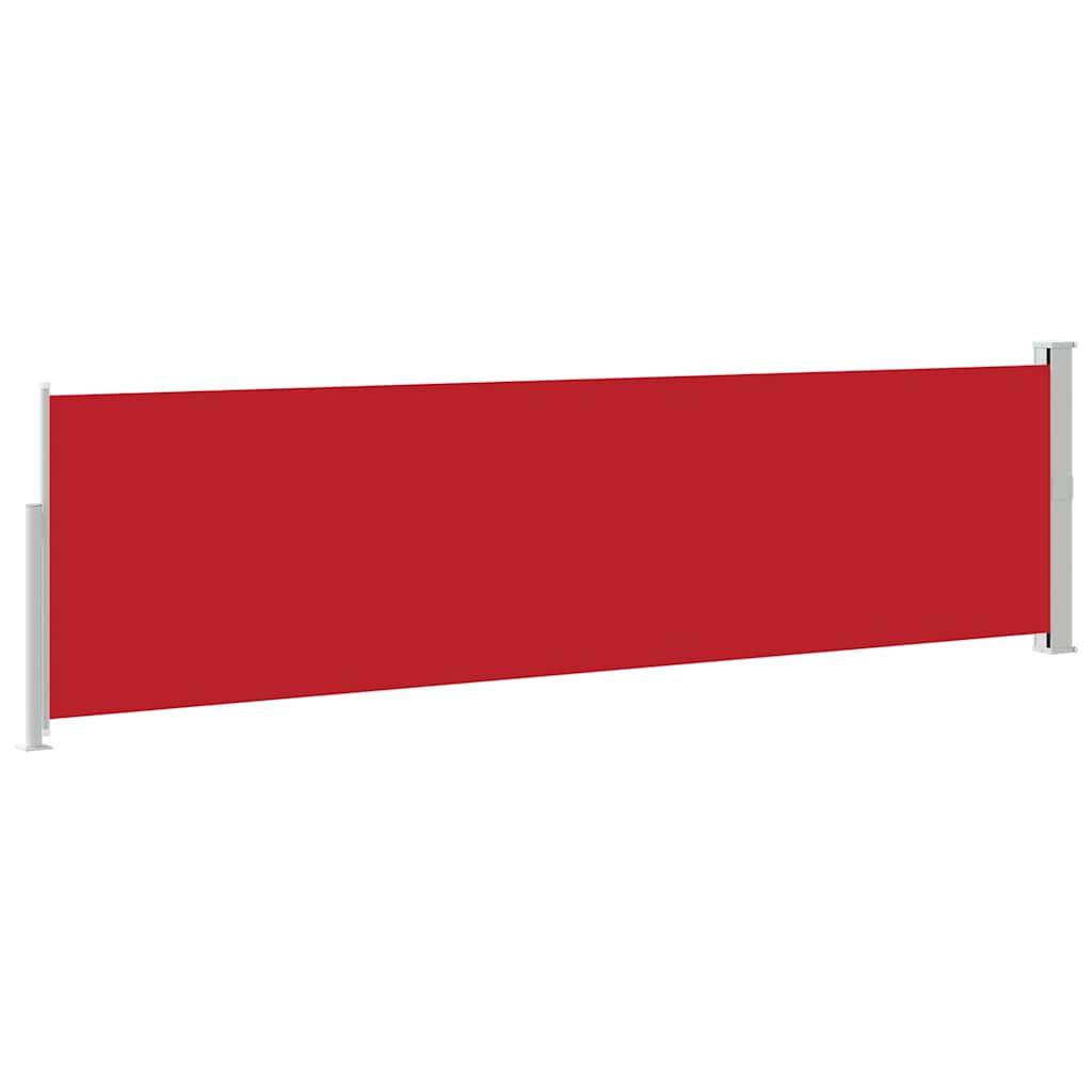 Ausziehbare Seitenmarkise 140×500 cm Rot