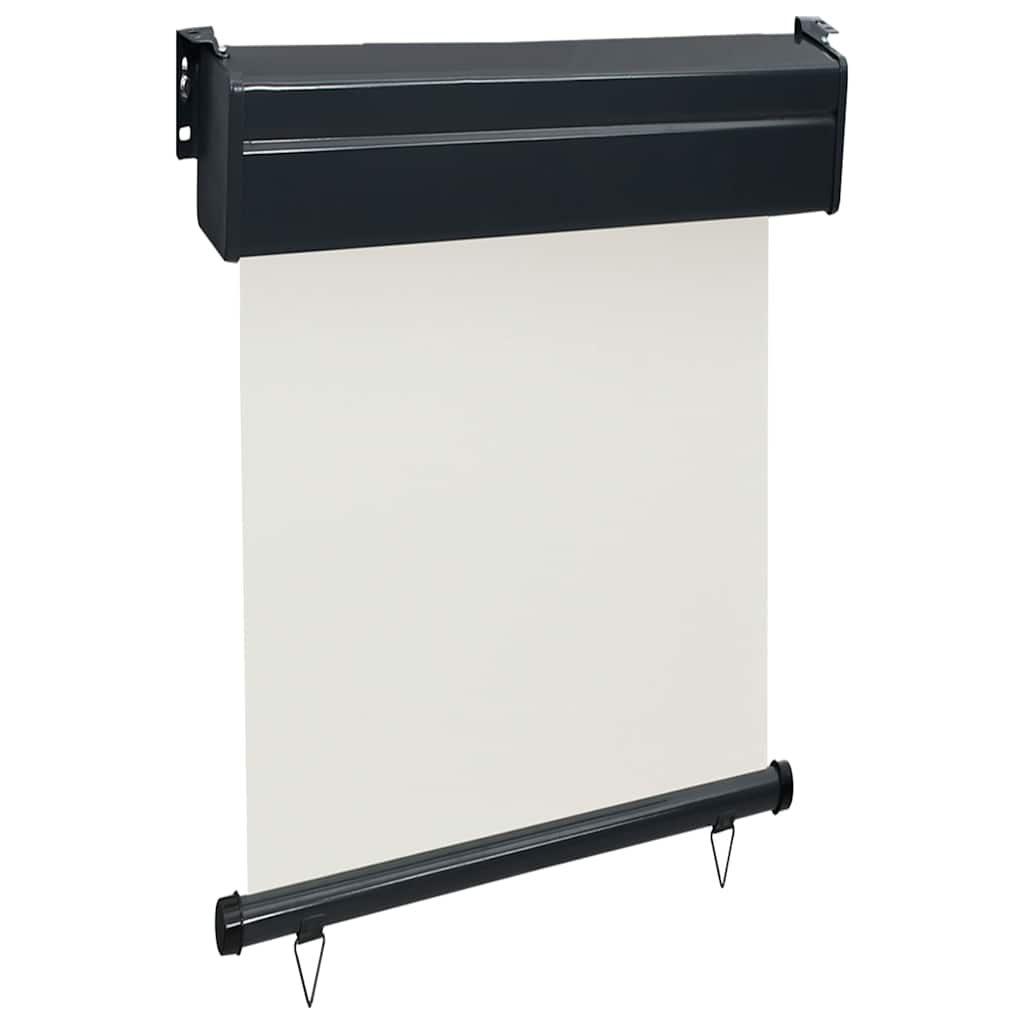 Balkon-Seitenmarkise 65x250 cm Creme