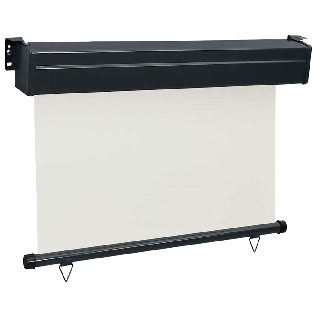 Balkon-Seitenmarkise 85x250 cm Creme
