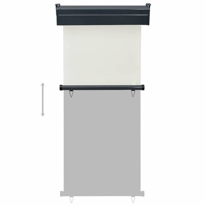 Balkon-Seitenmarkise 85x250 cm Creme