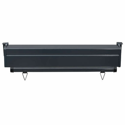 Balkon-Seitenmarkise 85x250 cm Creme