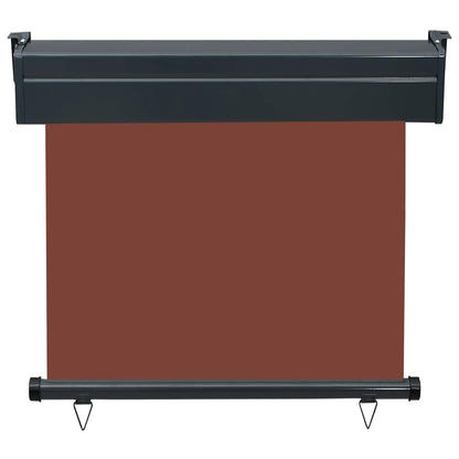 Balkon-Seitenmarkise 85x250 cm Braun