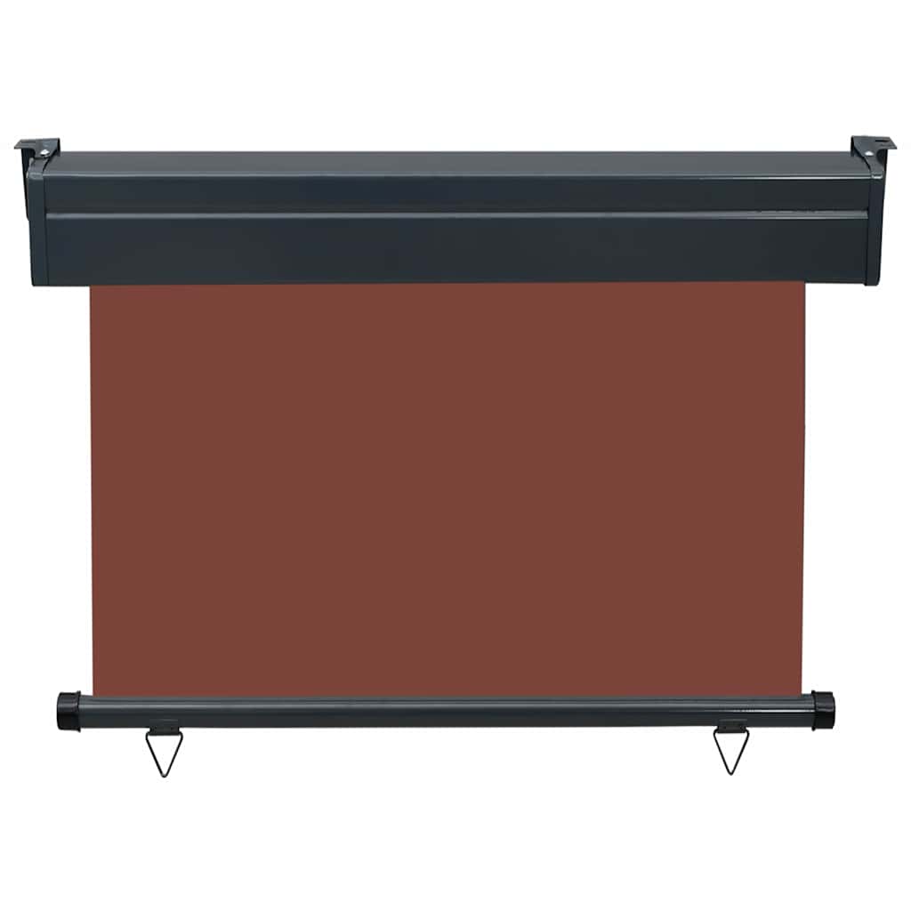 Balkon-Seitenmarkise 105x250 cm Braun